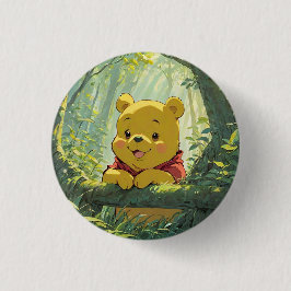 Bóton Redondo 2.54cm Ghibli Winnie o Pooh 1