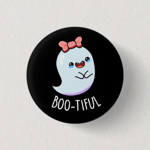 Bóton Redondo 2.54cm Ghost Pun Dark do Halloween Engraçado Bootizado BG
