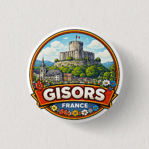 Bóton Redondo 2.54cm Gisors França