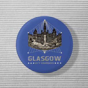 Bóton Redondo 2.54cm Glasgow City Chambers