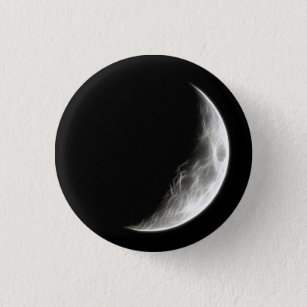 Bóton Redondo 2.54cm Globo lunar do planeta da lua de um quarto
