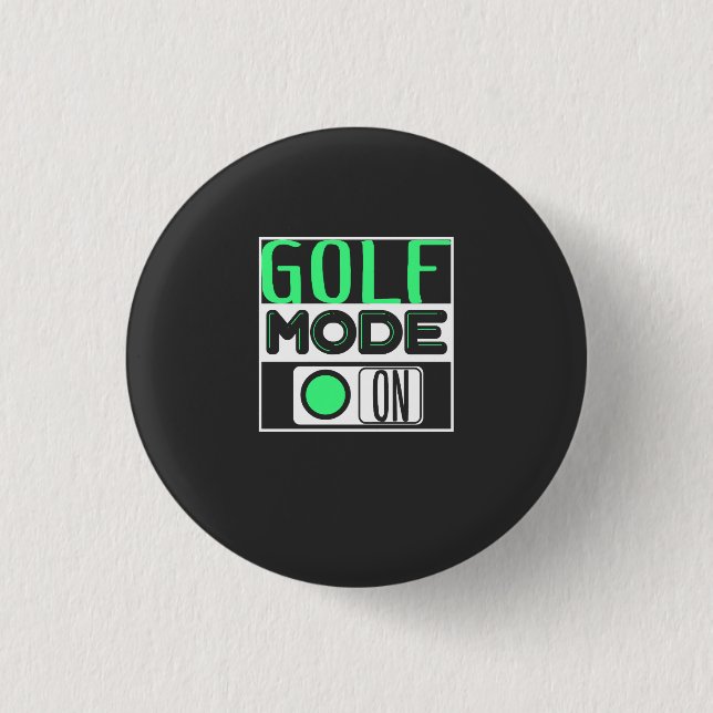 Bóton Redondo 2.54cm Golfe (Frente)