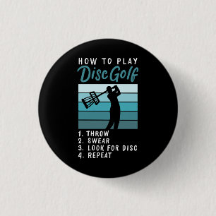 Bóton Redondo 2.54cm Golfe de Disco - Como Jogar Golfe de Disco