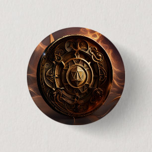 Bóton Redondo 2.54cm Gorby Token: 1 Bardo Buck