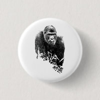 Gorilla Lope - Arte Digital de Contorno