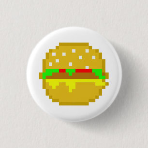 Bóton Redondo 2.54cm Hamburger de 8 bocados