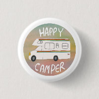 Happy Camper Rainbow RV Sunset Motorhome RV