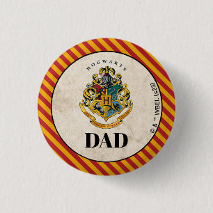 Bóton Redondo 2.54cm Harry Potter   Aniversário da Hogwarts Papai