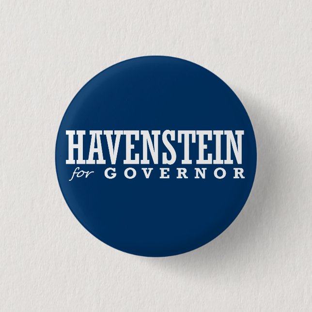 BÓTON REDONDO 2.54CM HAVENSTEIN PARA O GOVERNADOR 2014 (Frente)
