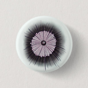 Bóton Redondo 2.54cm Heliozoa Microbiology Digital Art