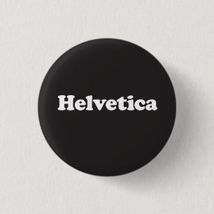 Bóton Redondo 2.54cm Helvética, o botão, KO!