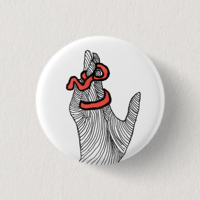 Bóton Redondo 2.54cm hex (Frente)