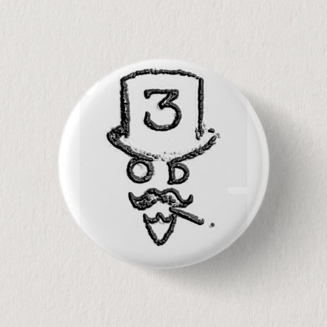 Bóton Redondo 2.54cm Hey pelo menos este botão é barato! (Frente)