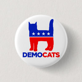 Bóton Redondo 2.54cm Hillary Clinton 2016: Botão de DEMOCATS