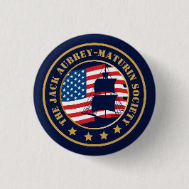 Bóton Redondo 2.54cm Histórico Naval Personalizado Jack Aubrey-Maturin