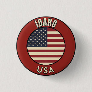 Bóton Redondo 2.54cm Idaho Estados Unidos