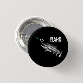 BÓTON REDONDO 2.54CM IDAHO STEELHEAD - AQUI PESCA PESCADA - IDAHO BRILH
