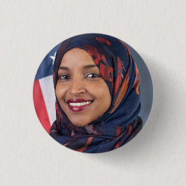 Bóton Redondo 2.54cm Ilhan Omar Button