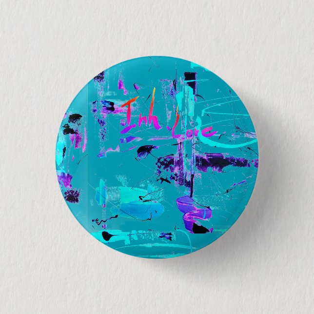 Bóton Redondo 2.54cm Inh. Love... 2 (Frente)