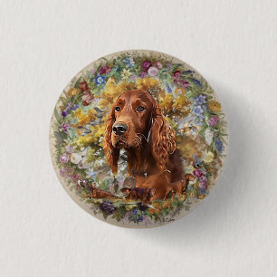 Bóton Redondo 2.54cm Irish Setter - Ultimate Upland Bird Dog