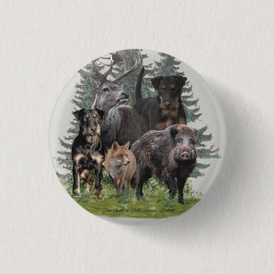 Bóton Redondo 2.54cm Jagdterrier Sticker