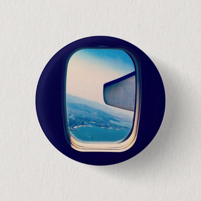 Bóton Redondo 2.54cm Janela Seat (Frente)