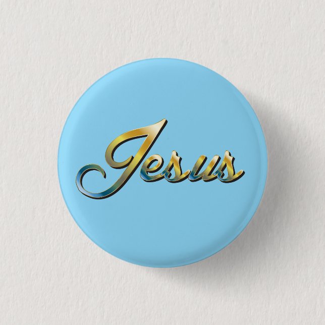 Bóton Redondo 2.54cm Jesus  (Frente)
