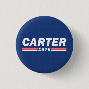 Bóton Redondo 2.54cm Jimmy Carter, Carter 1976