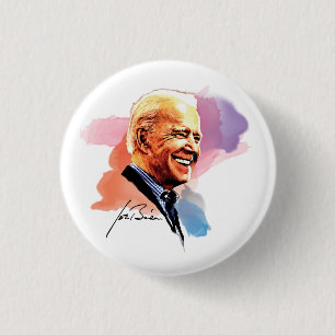 Bóton Redondo 2.54cm Joe Biden - Kamala Harris 2020