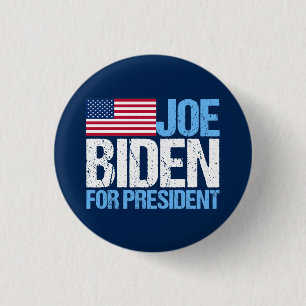 Bóton Redondo 2.54cm Joe Biden para Presidente