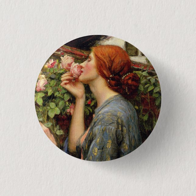 Bóton Redondo 2.54cm John William Waterhouse (Frente)