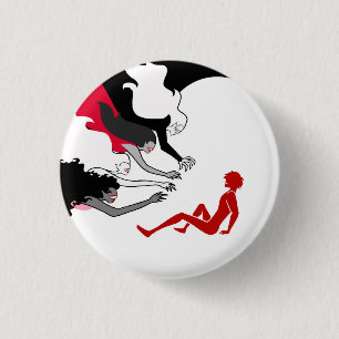 Bóton Redondo 2.54cm Jonathan Harker VS Castle Dracula Button