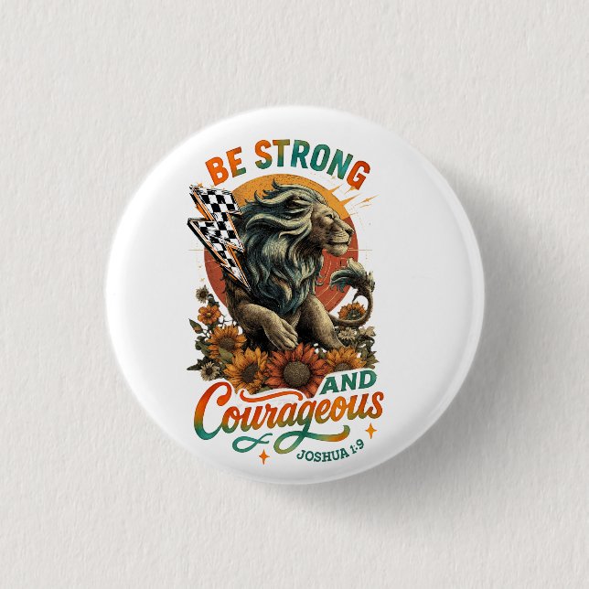 Bóton Redondo 2.54cm Joshus 1:9 (Frente)