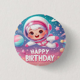 Bóton Redondo 2.54cm Kid's birthday badge