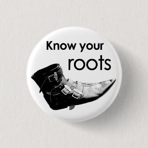 Bóton Redondo 2.54cm Know your roots