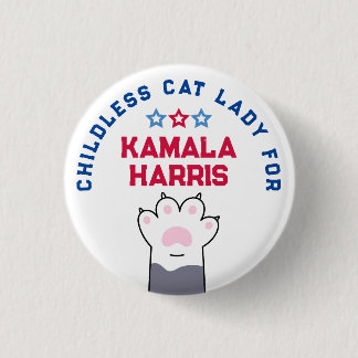 Bóton Redondo 2.54cm Lady Kamala Harris Presidente 2024