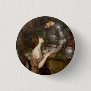 Bóton Redondo 2.54cm Lamia por John William Waterhouse