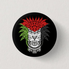 Bóton Redondo 2.54cm leão palestino - Bandeira da Palestina Leão