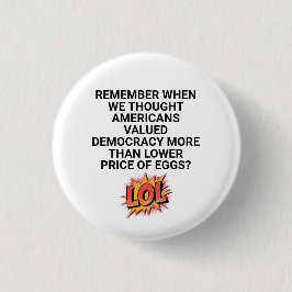 Bóton Redondo 2.54cm Lembre-se quando pensamos em Preço Menor