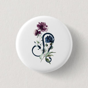 Bóton Redondo 2.54cm Leo Zodiac - Sinal de estrela