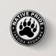 Logotipo de Pata de Urso Americano Nativo Nome Per
