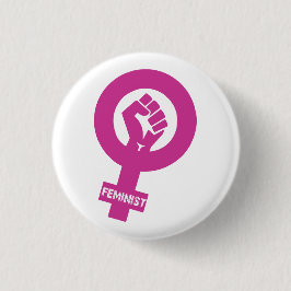 Bóton Redondo 2.54cm Logotipo Feminista