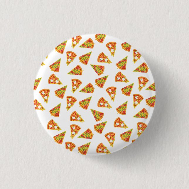 Bóton Redondo 2.54cm Love Pizza (Frente)