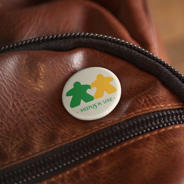 Bóton Redondo 2.54cm Maçãs no Amor, Botão Verde e Amarelo (Criador carregado)