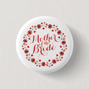 Bóton Redondo 2.54cm Mãe do botão elegante do Pin do casamento   da