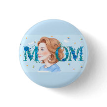 Mãe Floral Azul