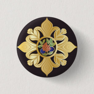 Bóton Redondo 2.54cm Mah Jongg Jewelry Button