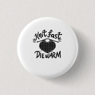 Bóton Redondo 2.54cm Maldito tricô