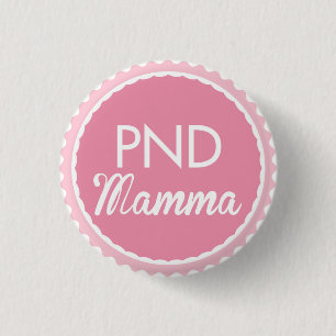 Bóton Redondo 2.54cm Mamães de PND