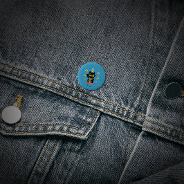 Bóton Redondo 2.54cm Maneki Neko Lucky Poilue